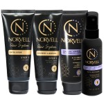 Norvell Venetian Self Tanner Maintenance Kit - Enhance Your Tan with Sunless Exfoliator 2.5 oz, Facial Tanning Mist 2 oz, pH Balancing Cleanser & Gradual Tanner 2.5 oz