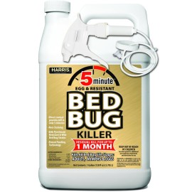 Harris 5 Minute Bed Bug Killer, Odorless & Non Staining Formula (128oz)