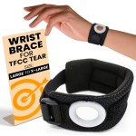 BULLSEYE Wrist Band with Silicone Ring - Stabilizer for Ulnar Sided Wrist Pain, TFCC Tears, DRUJ Instability, Pinky-sided Pain, Tendinitis, Repetitive Use Injuries, and Joint Support