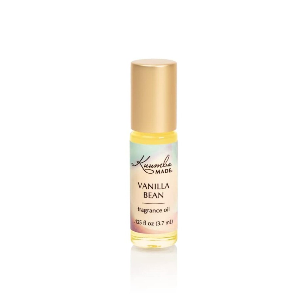Kuumba Made Vanilla Bean Fragrance Oil Roll-On 0.13 fl oz (3.7ml) | Rollerball Perfume | Alcohol Free