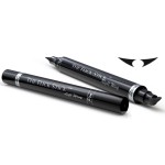 The Flick Stick Winged Eyeliner Stamp For Quick and Easy Cat Eye Makeup, SmudgeProof & Waterpoof Eye Liner Cat Eye Stencil Makeup Tool, Wingliner, Liquid Eyeliner Pens (8mm Mini, Midnight Black)