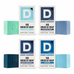 Duke Cannon Big Brick of Soap 4-Pack for Men - 10 oz Each - Long-Lasting Triple-Milled Bar Soap - Midway, Midnight Swim, Naval Diplomacy, Superior - Gift Set for Men