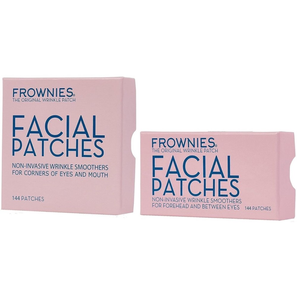 Bundle-2 Items: Frownies Forehead & Between Eyes (144 Patches) + Frownies Corners Of Eyes And Mouth (144 Patches) Combo Pack