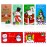Iconikal 30-Pack Christmas Gift Card Money Holders with Envelopes 3.25x6.25-Inch 6 Festive Designs Holiday Cash Check Holder Party Favors