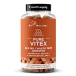 Vitex Pure 400 Mg Chasteberry - Natural PMS Support, Balance Hormones, Regulate Cycle, Promote Skin Health - Full-Spectrum & Standardized - 60 Vegan Soft Capsules