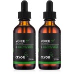 CLYOR Voice37 - Singers Voice Remedy - 2 Pack All Natural Herbal Vocal Booster Formula to Lubricate Soothe and Relieve Hoarseness Dry Itchy Throat - Enhance Singing and Speaking - 2 oz - VOICE37