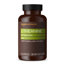 Amazon Elements Theanine 200mg 60 Capsules