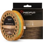 Piscifun Sword Fly Fishing Line with Welded Loop, Weight Forward Floating Fly Line, WF3wt, 90FT, Moss Green & Yellow