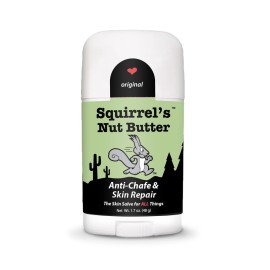 Squirrel\'s Nut Butter Anti Chafing Stick | All Natural Chafe Prevention & Skin Care for Athletes, Runners & Adventurers | Thighs, Arms, Pack Straps & More | 1.7 oz