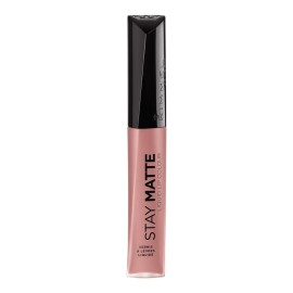 Rimmel London Stay Matte Liquid Lip Color with Full Coverage Kiss-Proof Waterproof Matte Lipstick Formula that Lasts 12 Hours - 709 Strapless, .21oz
