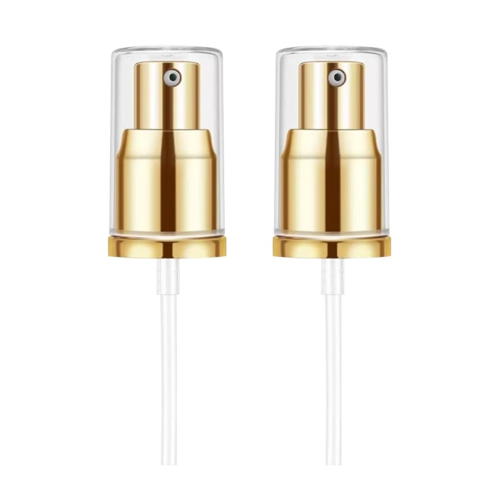 Chris.W 2Pack Foundation Pump Fit for Estee Lauder Double Wear Foundation DW Replacement Pump(Gold)