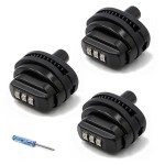 RioRand Trigger Lock 3 Digit Combination Gun Lock Compatible with Pistols Handgun Rifles Bb Gun Shotguns (3PCS)