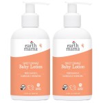 Earth Mama Sweet Orange Baby Lotion | Moisturizing Body Lotion for Dry Skin, Newborn Baby Lotion Sensitive Skin Care, Face Lotion for Babies & Kids with Shea Butter, Calendula & Aloe, 8 Fl Oz (2-Pack)