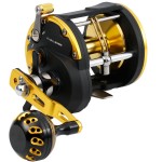 Burning Shark Towing Spool Sole Level Wind Reels, Pull Reels Boat Fishing Fishing Ocean for Sea Bass Salmon (STC40)