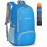 ZOMAKE Lightweight Packable Backpack 30L, Foldable Hiking Backpacks Water Resistant Compact Folding Daypack for Travel(Light Blue)