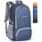ZOMAKE Lightweight Packable Backpack 30L, Foldable Hiking Backpacks Water Resistant Compact Folding Daypack for Travel(Navy Blue)