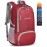 ZOMAKE Lightweight Packable Backpack 30L, Foldable Hiking Backpacks Water Resistant Compact Folding Daypack for Travel(Red)