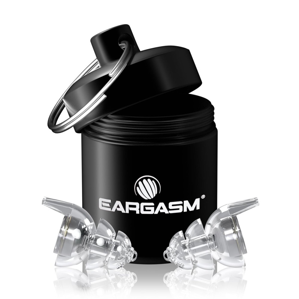 Eargasm Smaller Ears Earplugs - Transparent High Fidelity Filtered Noise Reducing Reusable Ear-Plugs for Kids, Women, Men - Hearing Protection for Motorcycles, Concerts, Festivals, Sporting Events
