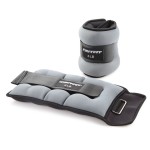 RitFit Ankle Wrist Weights for Women & Men (1 Pair) with Fully Adjustable Strap for Arm, Hand & Leg - Best for Walking, Jogging, Gymnastics, Aerobics (GreyNew - 4 lbs Each)