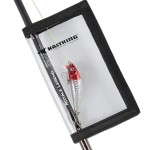 KastKing Madbite Lure Wraps, Available in Two Sizes, Keeps Lures Safe, Durable & Clear PVC, Easily See Lures, Easy Open and Close Hook & Loop System, Great Value, Includes 4 Lure Wraps