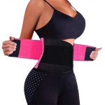 VENUZOR Waist Trainer Belt for Women - Waist Cincher Trimmer - Slimming Body Shaper Belt - Sport Girdle Belt (UP Graded)(Hot Pink,Medium)