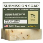 Premium Tea Tree Oil Soap - USA Made Bar Soap for BJJ, Jiu Jitsu, Wrestling, and Grappling (Single 4 Ounce Soap Bar, Peppermint Tea Tree)