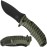 Off-Grid Knives - Rapid Fire Ranger, Camping & Hunting Knife, Cryo D2 Blade Steel with Olive Drab G10 Scales, Deep Clip, Left or Right Carry, Survival, Hiking, Fishing, Boating, Bushcraft