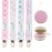 babygoal Baby Girl Pacifier Clips with Pacifier Case, 4 Pack Metal Clips for Boys and Girls Fits Most Pacifiers and Binkies 4MP04-HZ