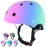 JEEFREE Adjustable Color Gradient Toddler Kids Bike Helmet for 3-5-8-14+Ages Girls Boys.Skateboard Bicycle Toddler Helmet 2-4 Years for Multi-Sports Cycling Scooter Inline Roller Skates Rollerblading