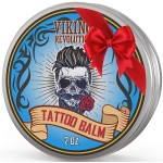 Viking Revolution Tattoo Care Balm for Before, During & Post Tattoo Safe, Natural Tattoo Aftercare Cream Moisturizing Lotion to Promote Skin Moisture, Skin Moisturizer, (2oz,1 Pack)