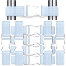 Baby Cabinet Safety Locks,Handles Child Safety Locks Simple Installation Home Safety Strap Locks Fit Closed Handle Cabinets,Oven, Double Open The Door Refrigerator, Kitchen Door (8 Pack, White)