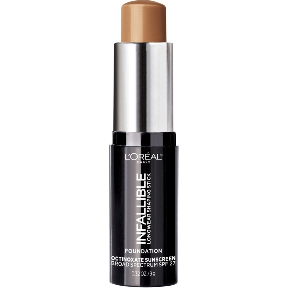 L\'Oreal Paris Makeup Infallible Longwear Shaping Stick Foundation, 410 Cocoa, 1 Tube, 0.32 Ounce