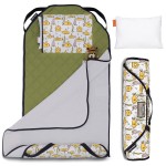 Tot Cot Kids Nap Mat - Toddler Preschool Daycare Bedding Cover with Blanket and Pillow - Ages 2 Yrs to 5 Yrs