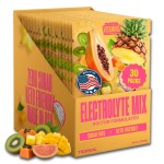 Dr. Prices Electrolytes Hydration Powder Packets - Tropical, 30 Packs | Sugar Free Electrolyte Drink Mix, 72+ Trace Minerals, Manganese | Keto Electrolytes, Vegan, Doctor-Formulated, Made in USA