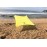 Neso Portable Beach Tent Sun Shelter with Sand Anchor - Lightweight Beach Shade Canopy - Easy Setup for Family Outings - Patented Reinforced Corners - UPF 50+ Sun Protection - 7 x 7ft - Lemon