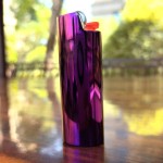 Lucklybestseller Metal Lighter Case Cover Holder Mirror Surface Sleeve for Bic Full Size Lighter