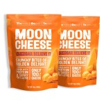 Moon Cheese Cheddar Believe It, 10 Ounce, 2-Pack, Crunchy, Protein-Rich Cheese Snack, Keto Friendly, 100% Real Cheese