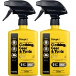 Sawyer Products SP6572 Twin Pack Premium Permethrin Clothing Insect Repellent Trigger Spray, 24 oz,Yellow