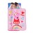 NoJo Peppa Pig I\'m so Happy Toddler Nap Mat - Includes Attached Pillow and Fleece Blanket