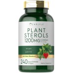 Carlyle Plant Sterols 1200 mg | 240 Ultra Potent Softgel Capsules | Non-GMO and Gluten Free Supplement | with Beta Sitosterol