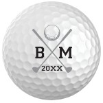 Infusion Personalized Logo Golf Balls - Custom Monogrammed (12 Balls)