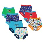 Disney boys Mickey Mouse Pants Multipack Baby and Toddler Potty Training Underwear, Mickey Training 7pk, 4T US