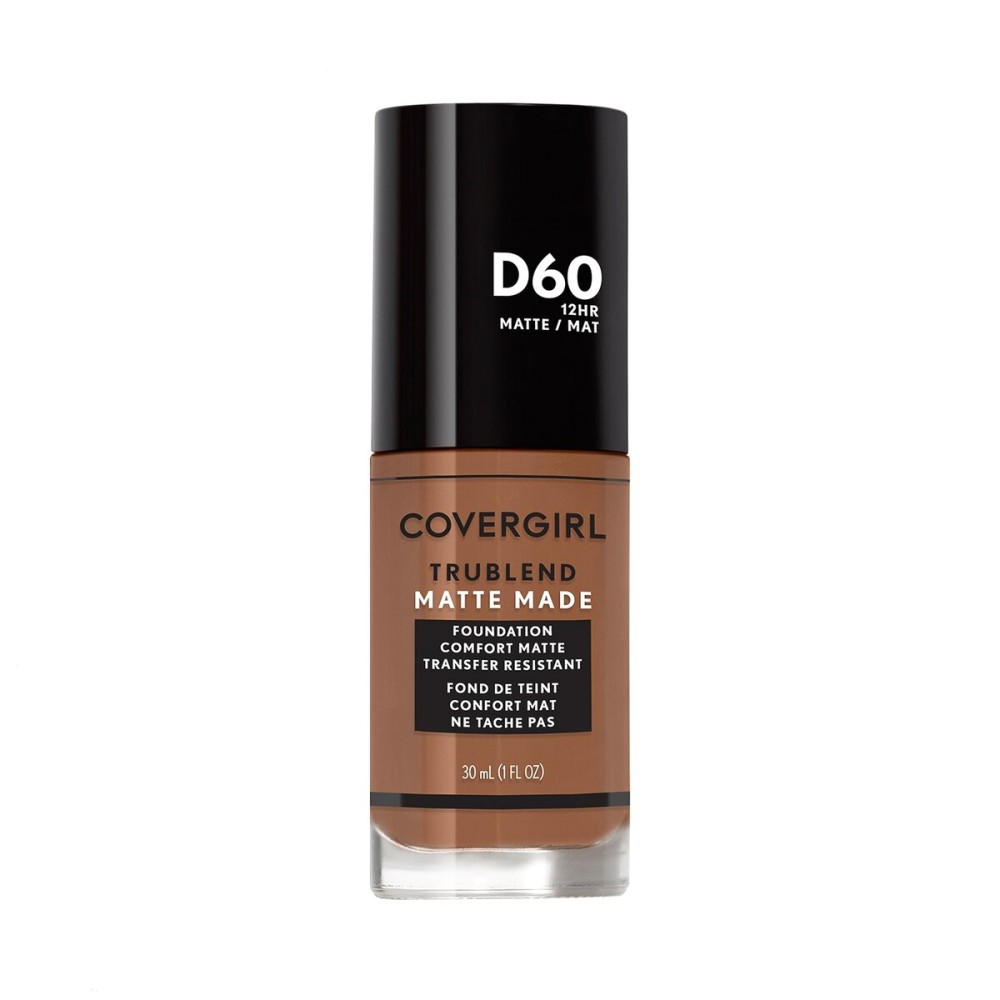 COVERGIRL TruBlend Matte Made Liquid Foundation, Toasted Almond, 1 Fl Oz (Pack of 1)