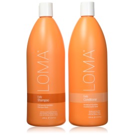 LOMA Daily Shampoo and Daily Conditioner (DUO PACK) 33 Ounce (Liter)
