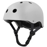 Tourdarson Skateboard Helmet Impact Resistance Ventilation for Youth & Adults (White,Large)