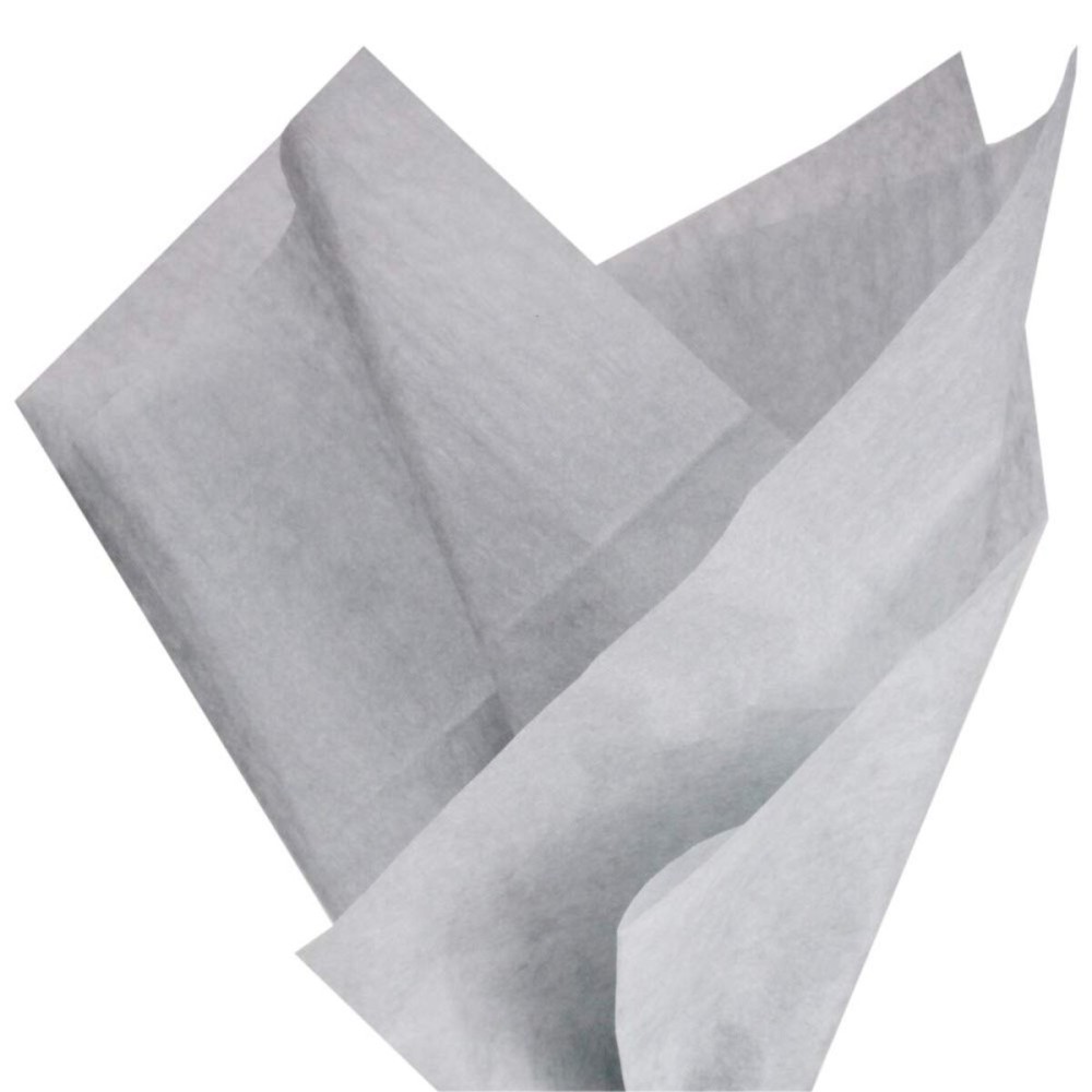 PMLAND 100 Sheets Gray Tissue Paper Bulk, 20 x15 Inches Double Sided Color Wrapping Tissue Paper for Gift Wrap Bags Crafts Wedding Party and Holiday Decorations