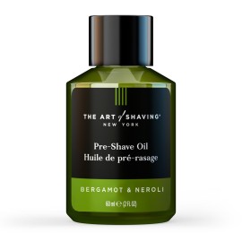 The Art of Shaving Bergamot & Neroli Pre-Shave Oil for Men - Clinically Tested for Sensitive Skin - Improves Razor Glide for a Close, Comfortable Shave - 2 oz