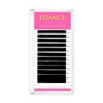 TDANCE Lash Extension Matte Black Eyelash Extension C CC D DD J B L Curl Volume & Classic Lash Extensions 0.03-0.18mm Thickness Professional Salon Use(0.05-DD,10-17 mm)