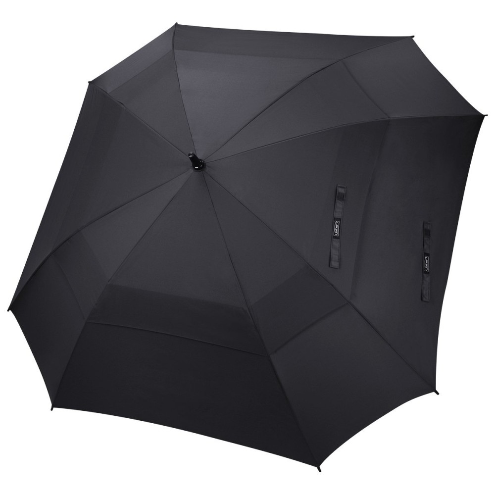 G4Free Extra Large Golf Umbrella 62 inch Square Vented Windproof Auto Open Double Canopy Oversized Stick Umbrella