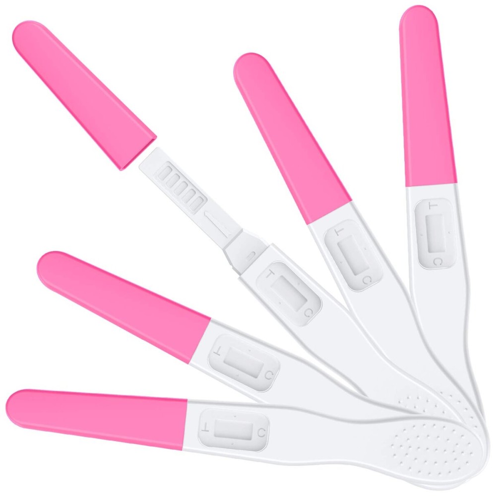 MomMed Pregnancy Test, 5 HCG Home Pregnancy Midstream Test, Accurately Detect Early Pregnancy, High Sensitivity Result for Women Home Testing